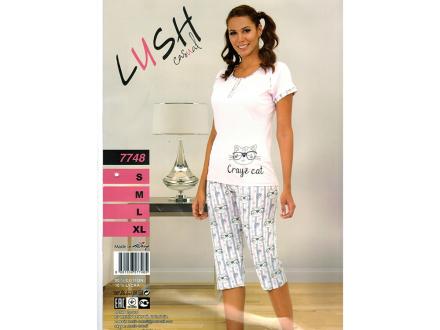 Домашний костюм футболка+бриджи 7748