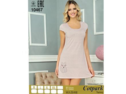 Ночная сорочка с рукавом 10467