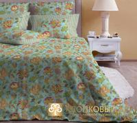 КПБ (Евро; 4 нав.; бязь люкс) 5503/2 Жаклин бирюза