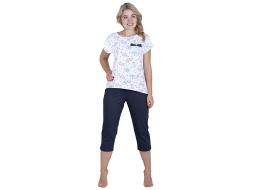 Домашний костюм футболка + бриджи П 151