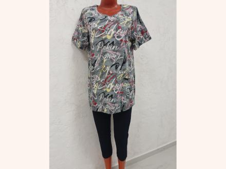 Домашний костюм футболка + бриджи Джулия