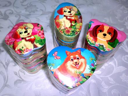 Полотенце прессованое Собачки 34*76