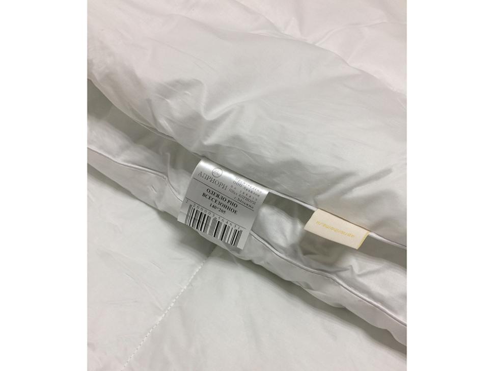 Одеяло серии РИО с лебяжьим пухом - невесомое и теплое для осенних холодов