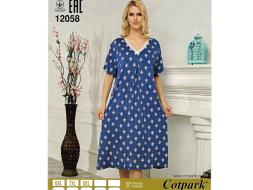 Ночная сорочка с рукавом 12058