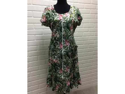 Халат трикотажный на молнии Волан