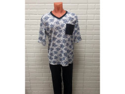 Домашний костюм мужской футболка+брюки 13-20