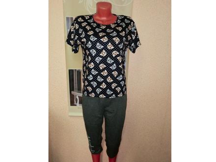 Домашний костюм футболка + бриджи 226