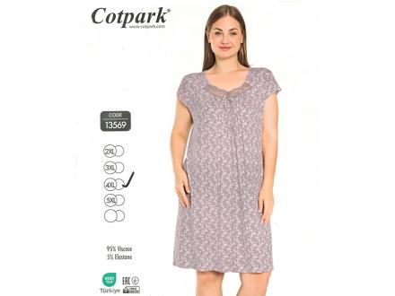 Ночная сорочка с рукавом 13569