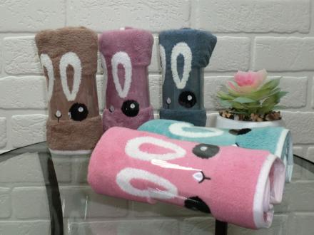 Микрофибра Полотенце с аппликацией 35*75 арт.250433/1404322/1304094