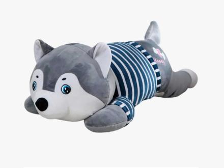 Игрушка мягкая Собака Хаски.