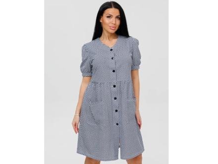 Халат трикотажный на пуговицах Х-153