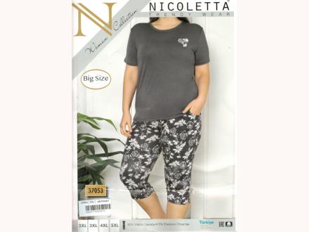 Домашний костюм футболка + бриджи 37053