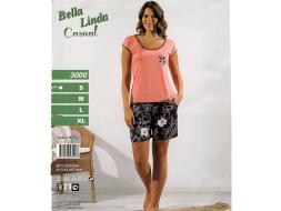 Домашний костюм футболка + шорты 3000