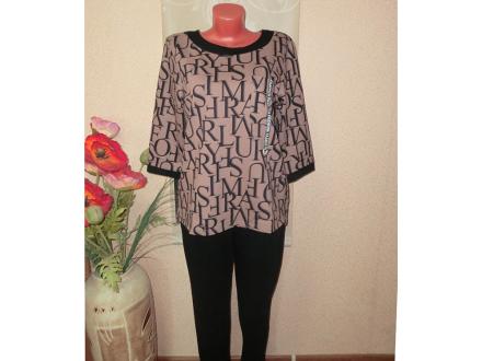 Домашний костюм футболка + брюки К-45ф