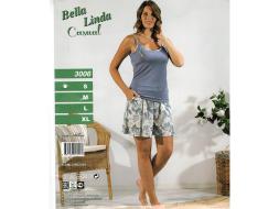 Домашний костюм футболка + шорты 3006