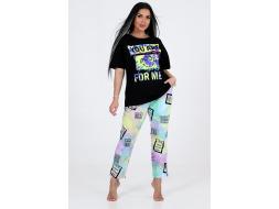 Домашний костюм  футболка +брюки 1881