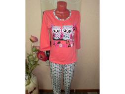 Домашний костюм футболка + брюки 384 а