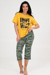 Домашний костюм футболка + бриджи 2304КБ