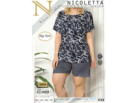 Домашний костюм футболка + шорты 39020