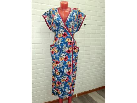 Халат трикотажный с запахом