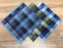 Платки носовые мужские Gentpolo в пакете (12шт)