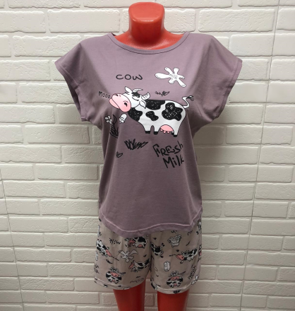 Домашний костюм  футболка +шорты П42