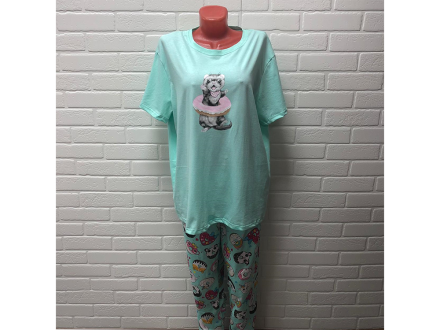 Домашний костюм футболка + брюки 039