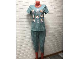 Домашний костюм  футболка +бриджи 734б