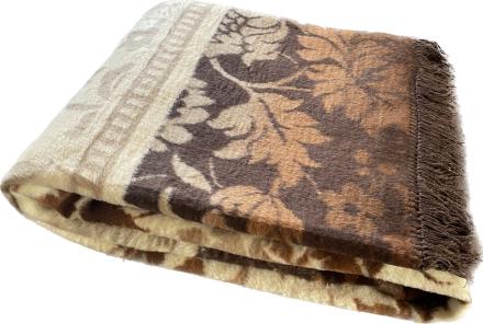 Плед cotton Rajtex 200*220 Осень коричневая 09109c