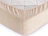 Изображение товара Простыня махровая на резинке 090х200х20 см АПРИОРИ молочная