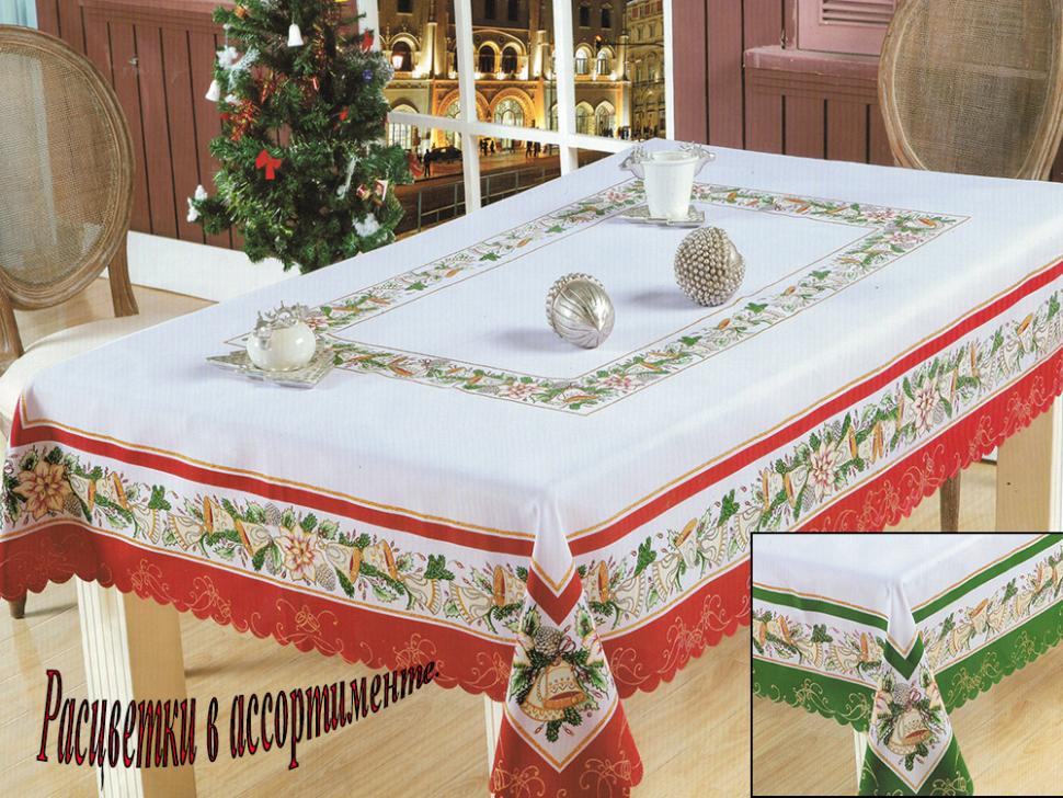 скатерть "традиция" 120х145. скатерть этель 150x250см. скатерть с новогодним рисунком. новогодняя скатерть на стол. фотоскатерть новогодняя коллекция.