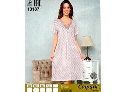 Ночная сорочка с рукавом 13187