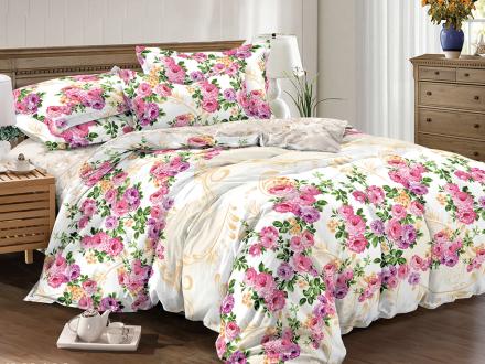 ПР-286 КПБ Райтекс Поплин 2,0 спальный (100%хлопок) 175*215 НА МОЛНИИ