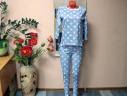 Домашний костюм футболка с длинным рукавом + брюки 499 Звездопад