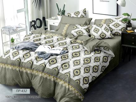ПР-432 КПБ Райтекс Поплин Евро (100%хлопок) 200*220 НА МОЛНИИ