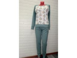 Домашний костюм футболка длинный рукав+брюки 436