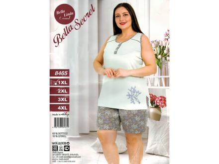 Домашний костюм футболка + шорты 8465