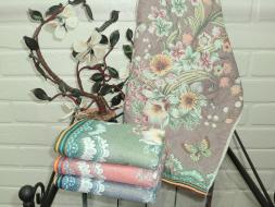 Полотенце Лен Цветы 34*75 Китай