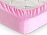 Изображение товара Простыня махровая на резинке 090х200х20 см АПРИОРИ розовая