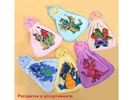 Салфетка микрофибра апликация Дракон