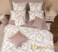 КПБ (2,0 сп.; сатин; 2 нав. 70*70) 5711/2 Ален кофе