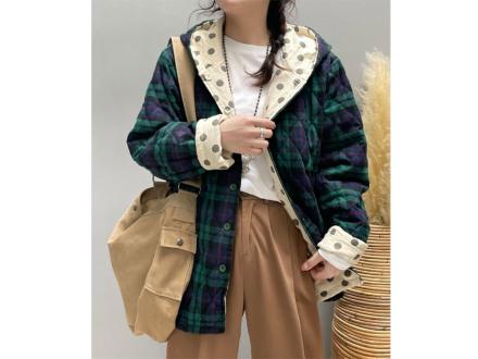 Куртка весенняя фуфайка двусторонняя