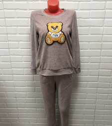 Домашний костюм футболка с длинным рукавом + брюки Иванка