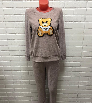 Домашний костюм футболка с длинным рукавом + брюки Иванка