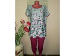 Домашний костюм футболка + бриджи 812 а