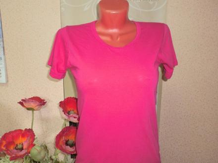 Футболка женская однотонная