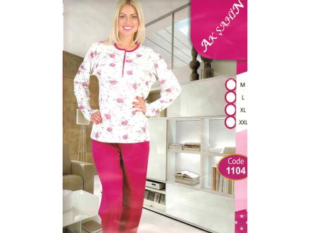 Домашний костюм футболка с длинным рукавом + брюки 1104