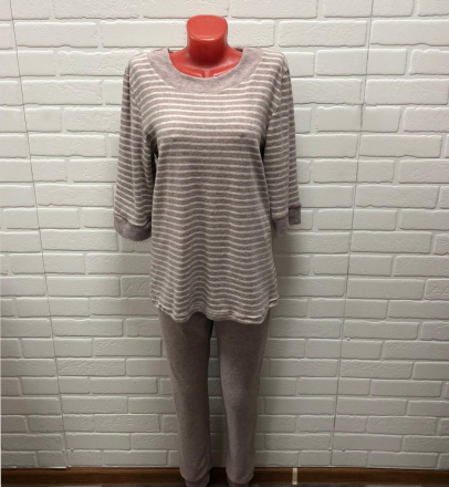 Домашний  костюм рукав 3/4 + брюки Виола