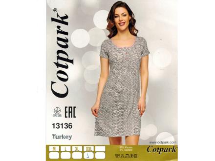 Ночная сорочка с рукавом 13136