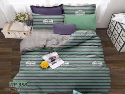 ПР-358 КПБ Райтекс Поплин Евро (100%хлопок) 200*220 НА МОЛНИИ